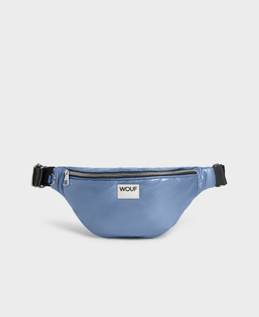 WOUF Glossy Royal Waist Bag Blau