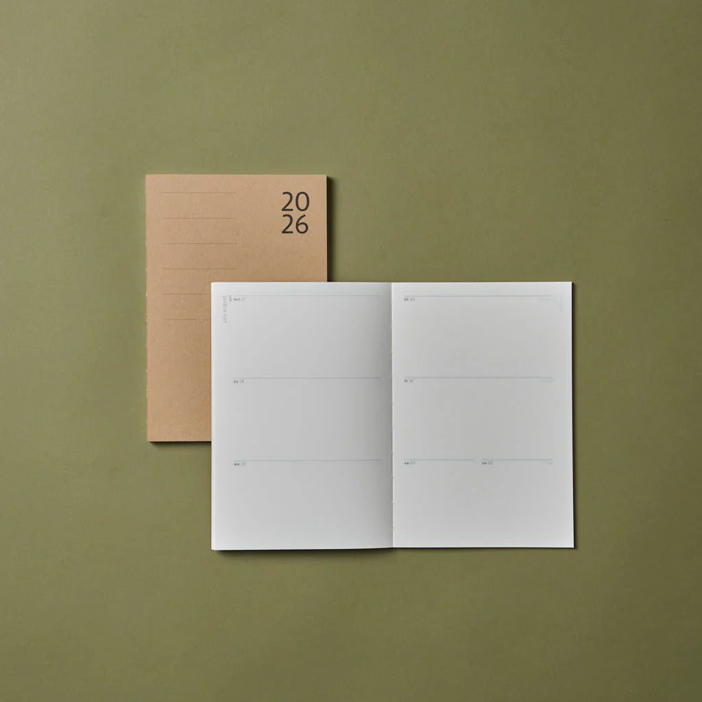 XL Kalender 2026 von paper republic - Woche auf 2 Seiten