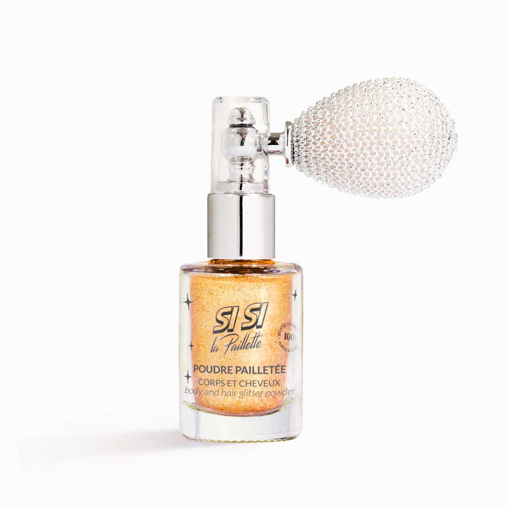 SI SI LA PAILLETTE - Glitzerpuderspray - Gold