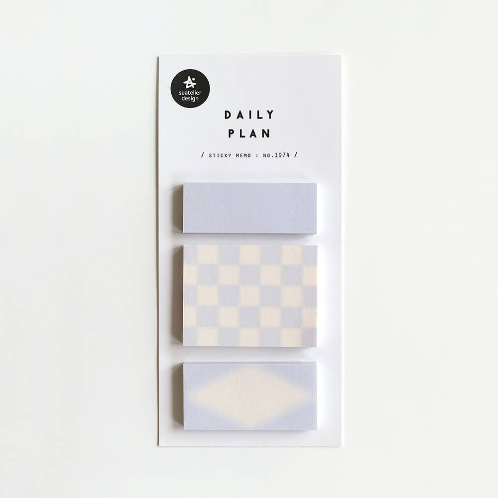 Sticky Notes Tageaplan blau Suatelier