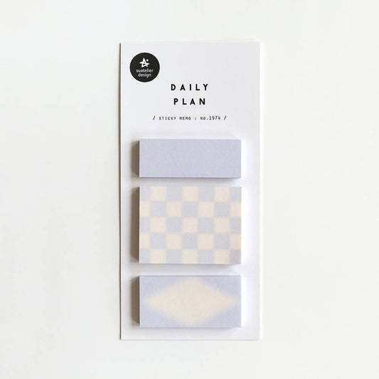 Sticky Notes Tageaplan blau Suatelier