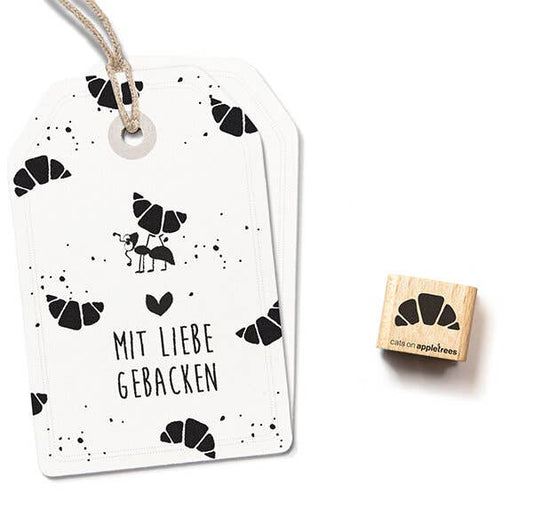 cats on appletrees - Ministempel Croissant