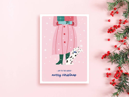 Karte Joy to the World - Tante Tia