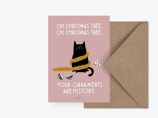 Karte Christmas Cat No. 1 - Typealive