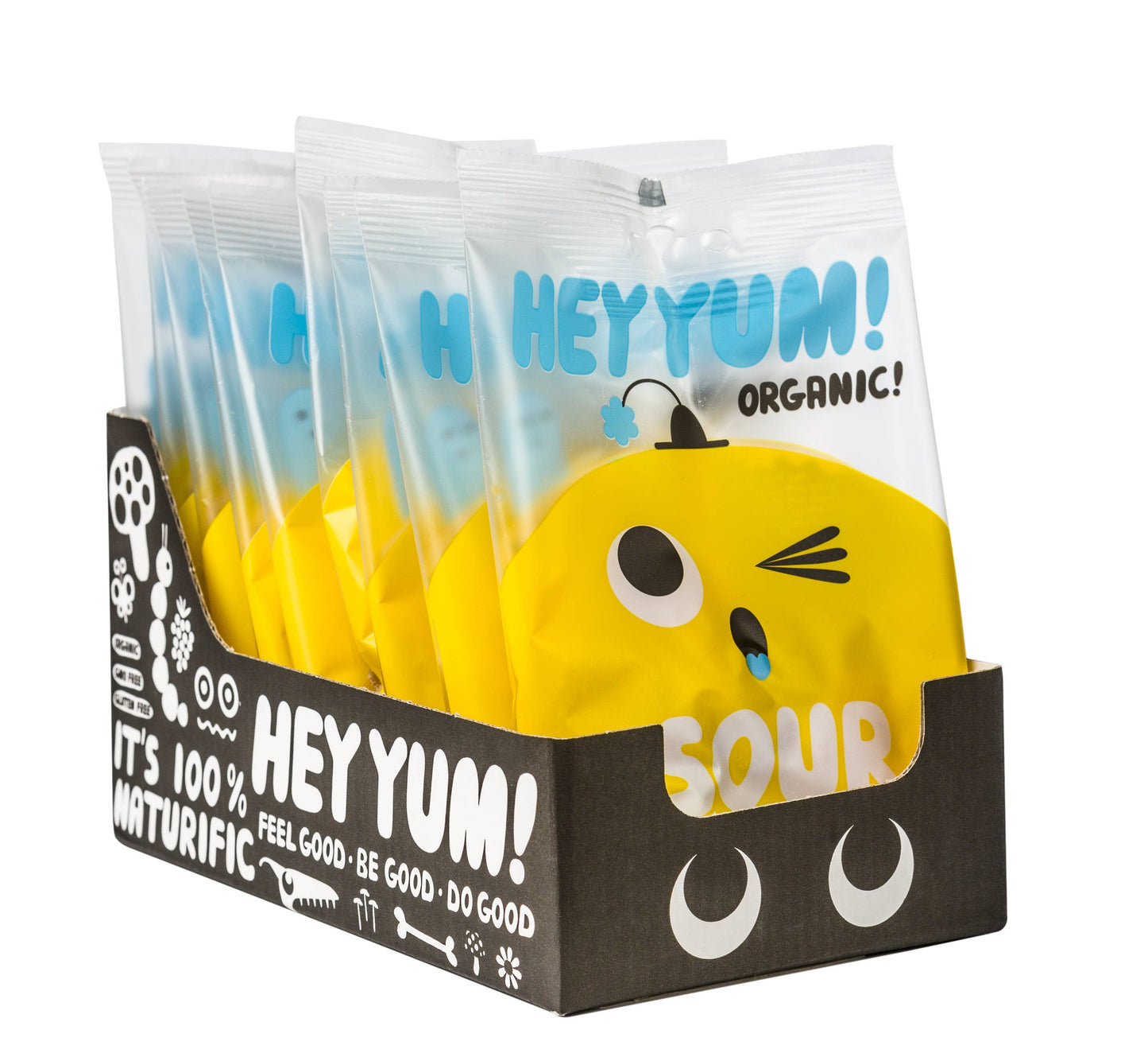 HEY YUM! - HEY YUM! Sour Flower – Bio-saure Fruchtgummis, 100 g