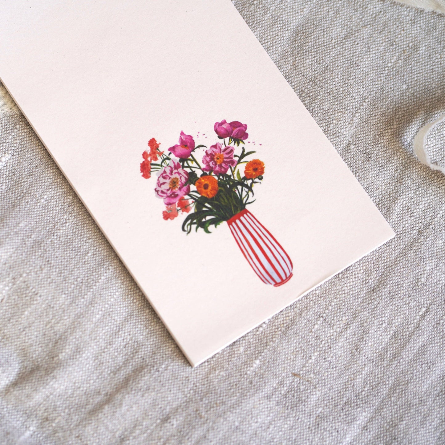 Notizblock Pink Peonies von Leo La Douce