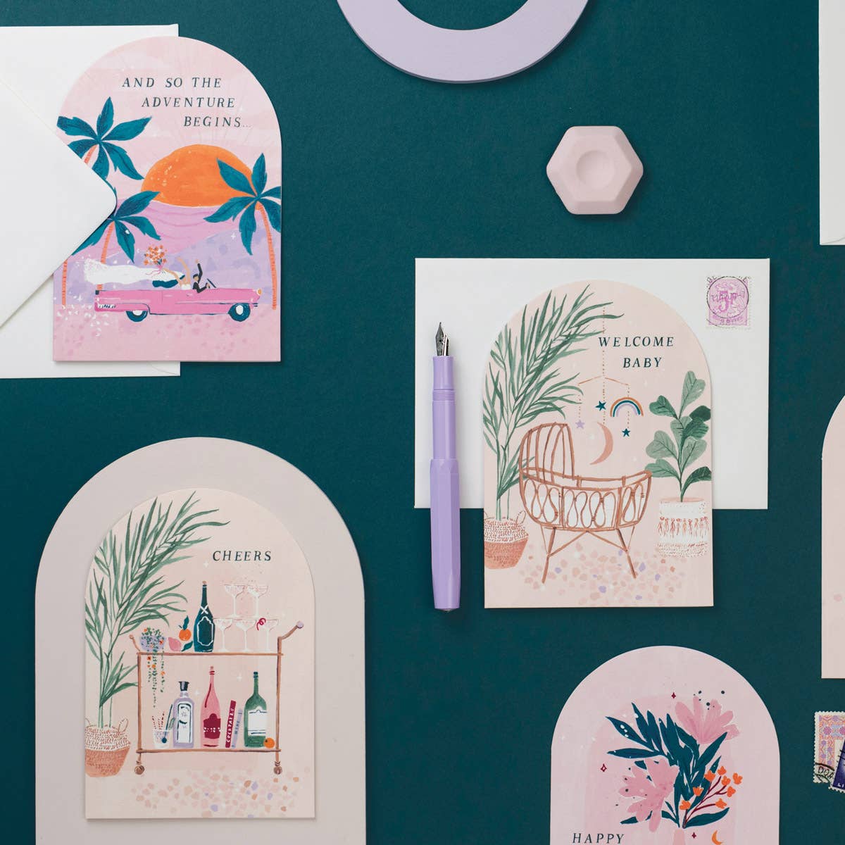 Abenteuer Hochzeitskarte | Braut & Bräutigam Karte | Hochzeitskarten Sister Paper