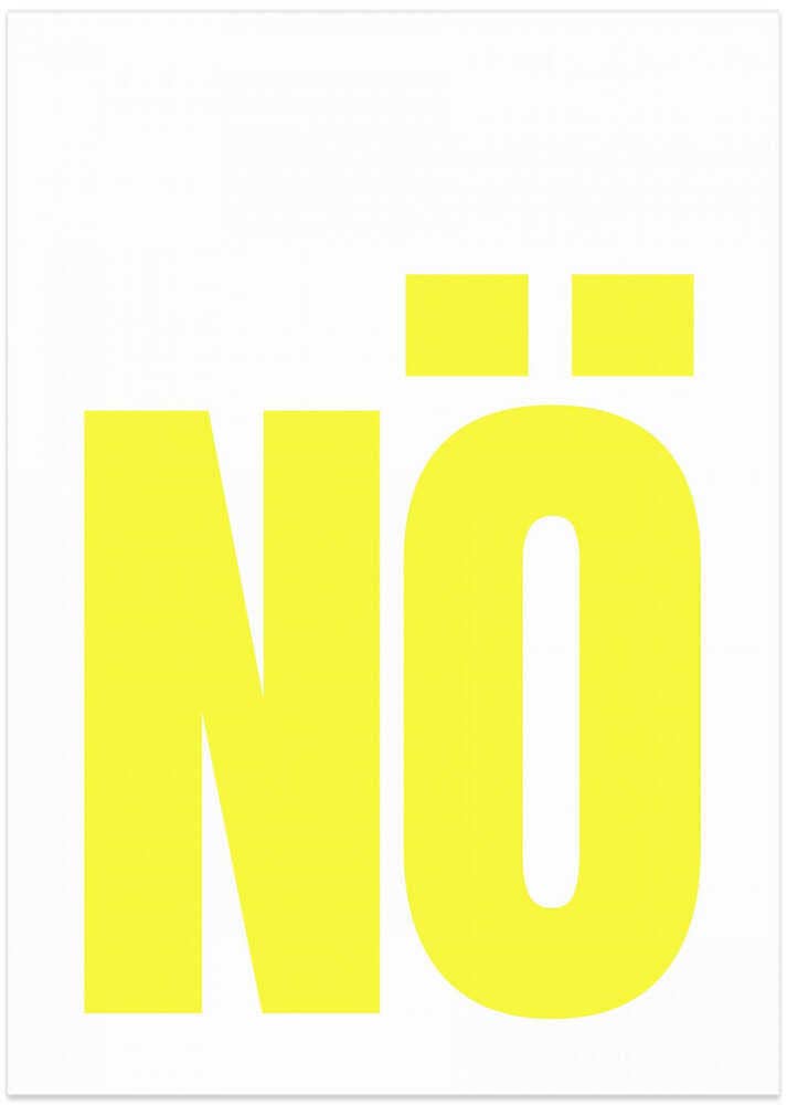 Print Nö Moderne typografische Kunstwerke - Pictufy