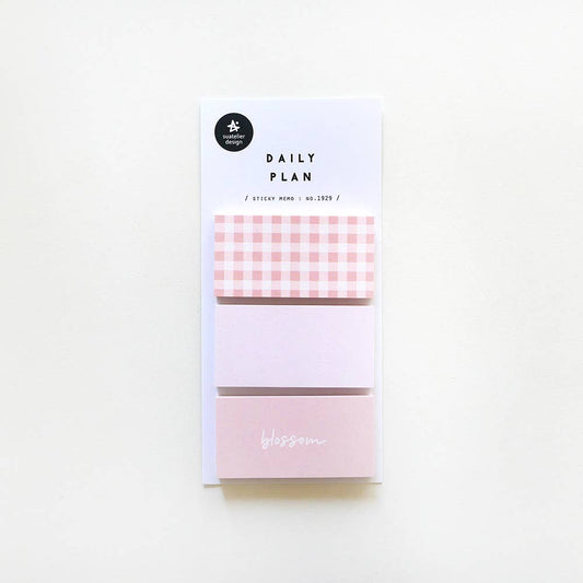 Sticky Notes Tagesplan rosa Suatelier