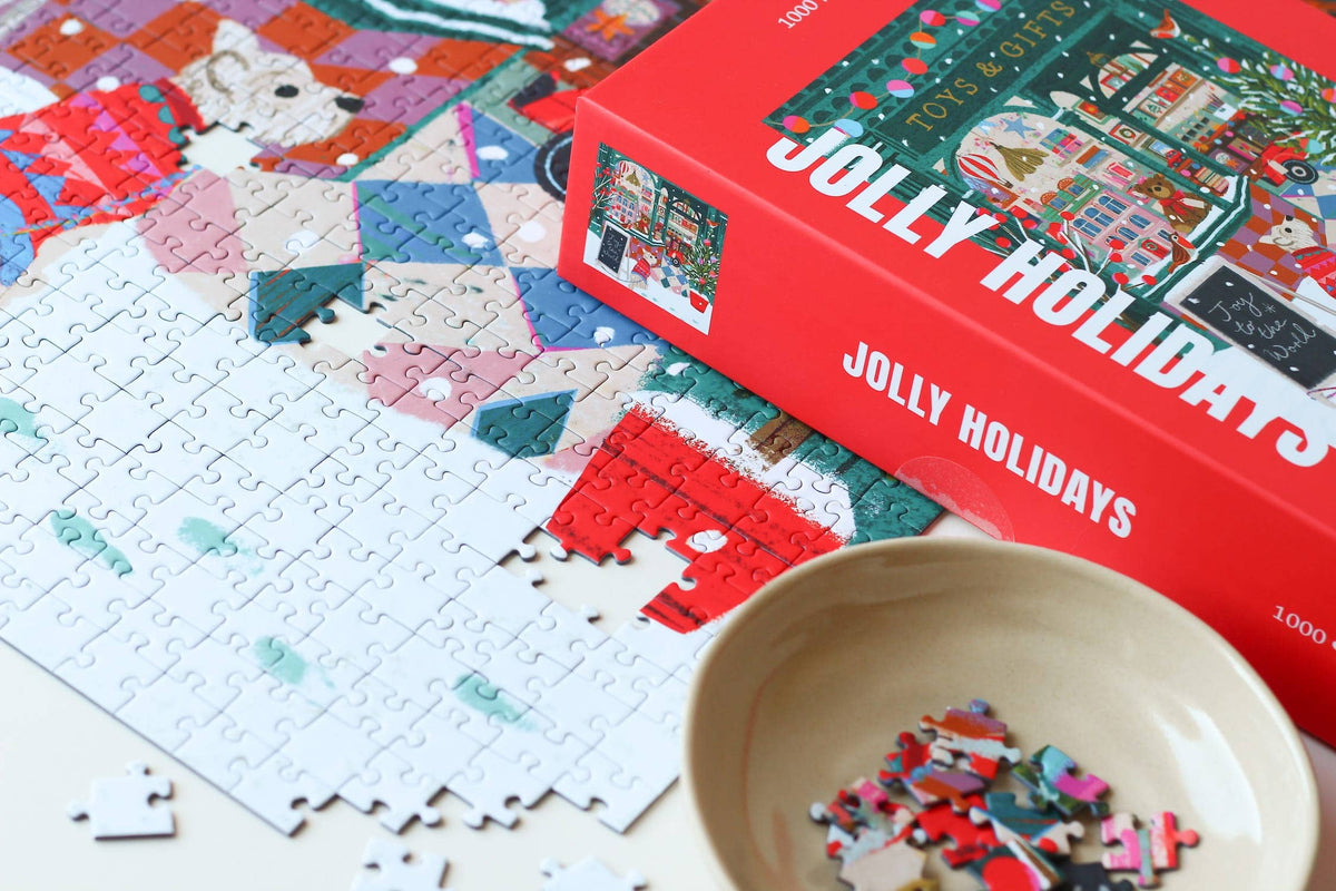 Piecely Puzzles - Puzzle Jolly Holidays, 1000 Teile