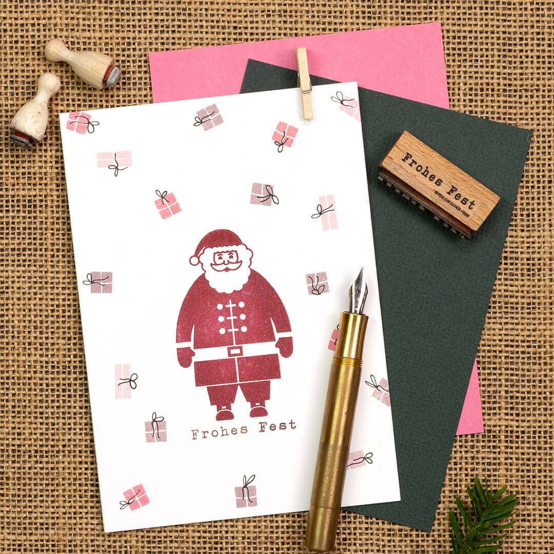 Stempel Weihnachtsmann von Perlenfischer
