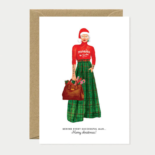 Klappkarte Verheiratet mit dem Weihnachtsmann - All the ways to say