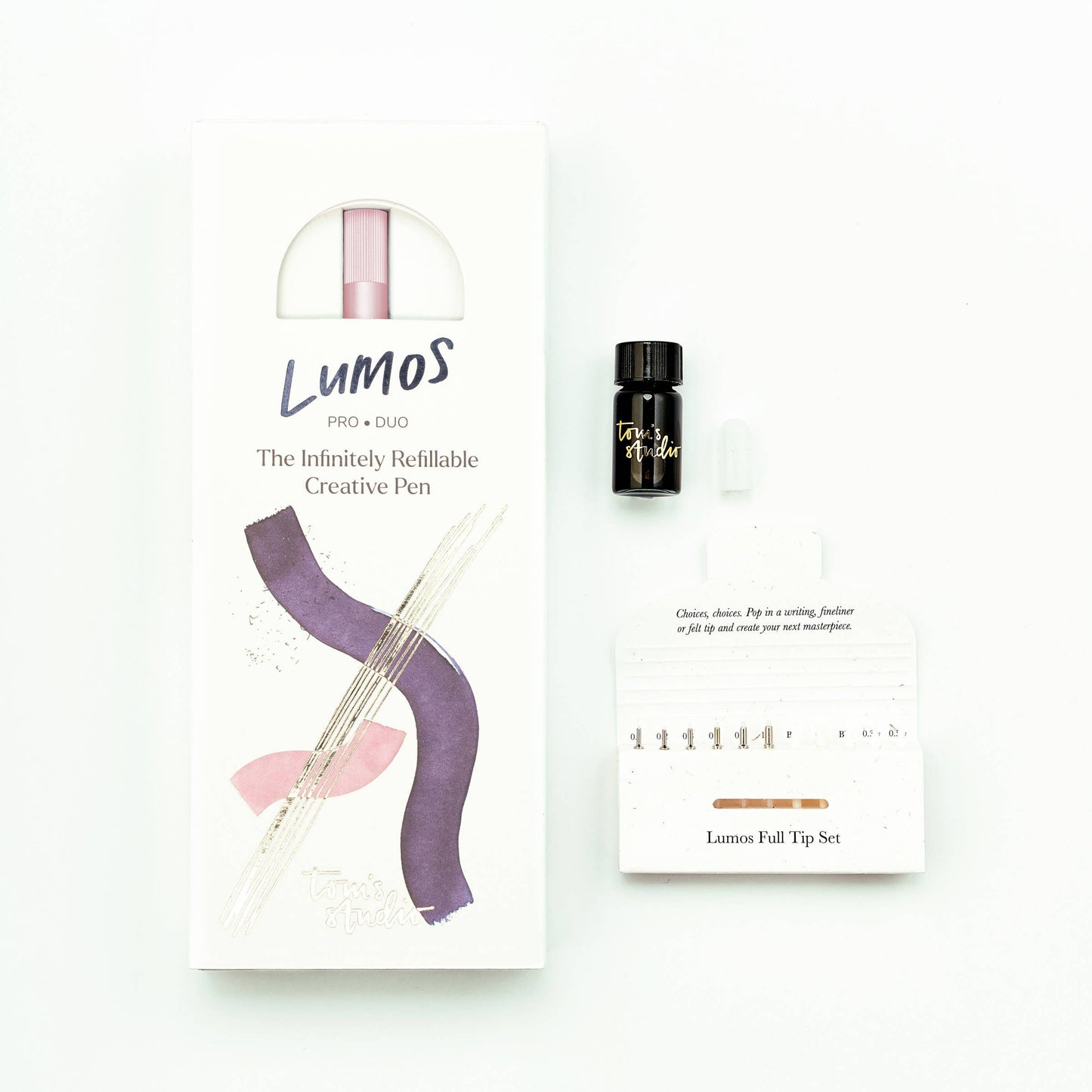Tom's Studio Lumos Pro - Nachfüllbarer Stift mit mehreren Spitzen