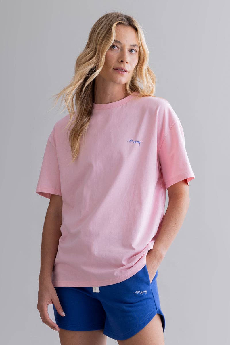 Hey Honey - Oversized T-Shirt Strawberry
