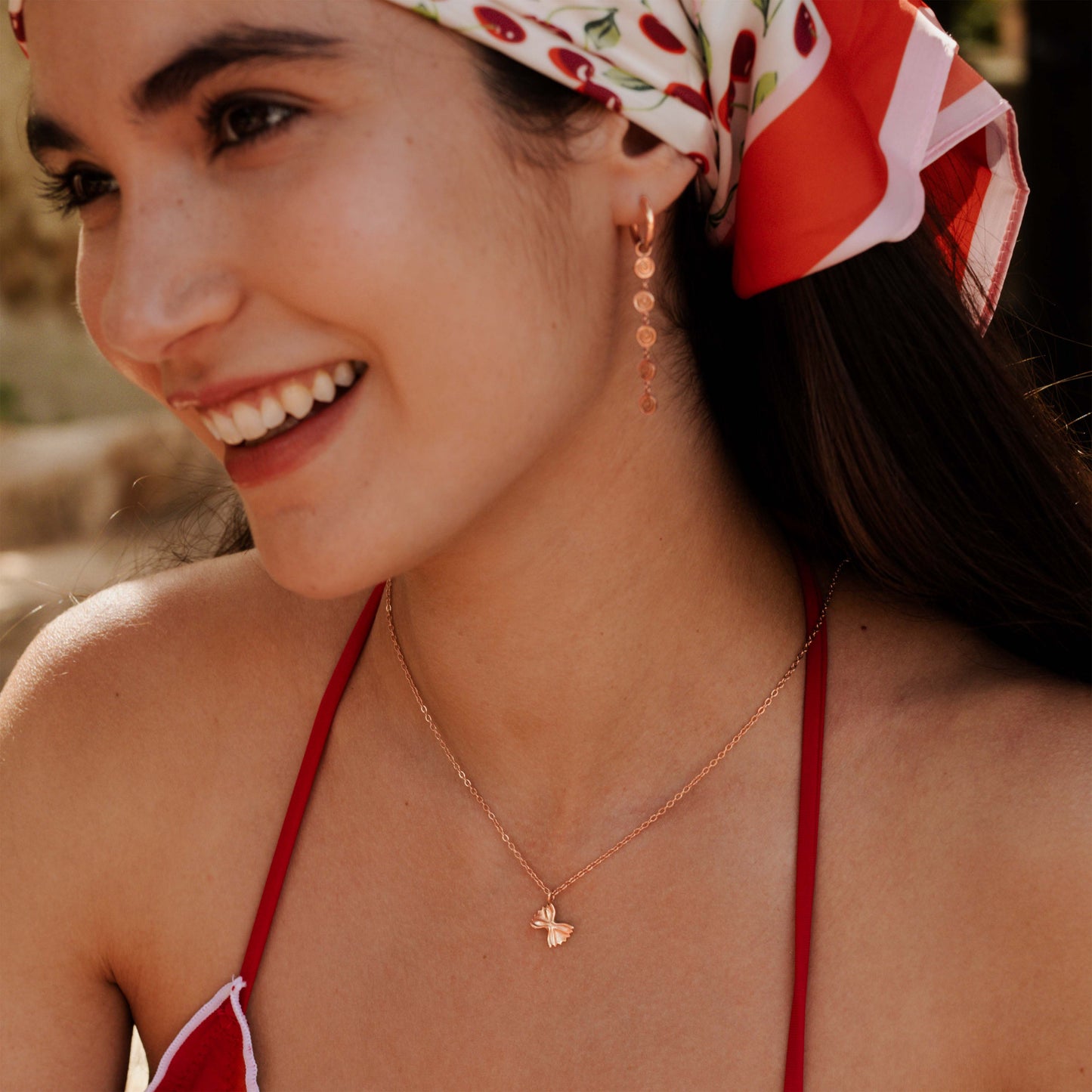 Farfallissimo Necklace Roségold - Luamaya