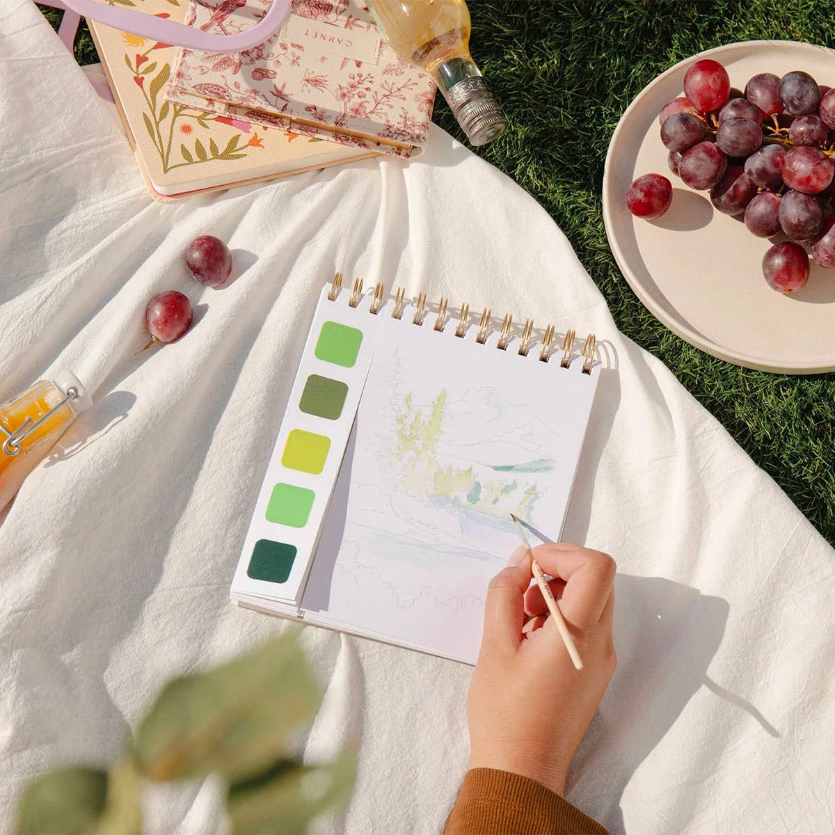 La Petite Épicerie - Malbuch - Naturlandschaft