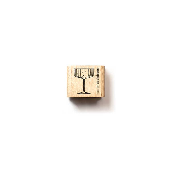 Ministempel Sektschale Dessertschale - cats on appletrees