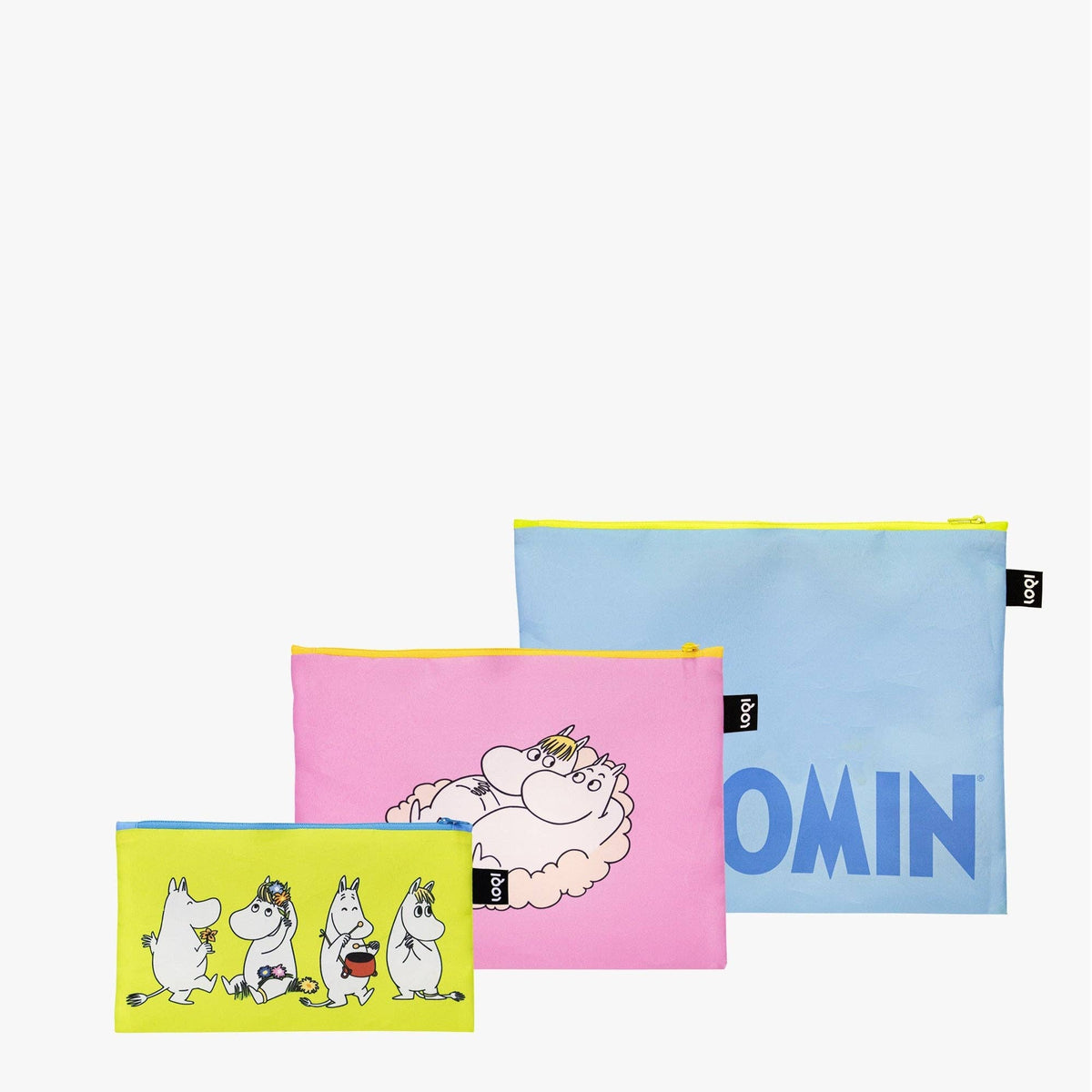 LOQI - MOOMIN Together Taschen mit recyceltem Reißverschluss
