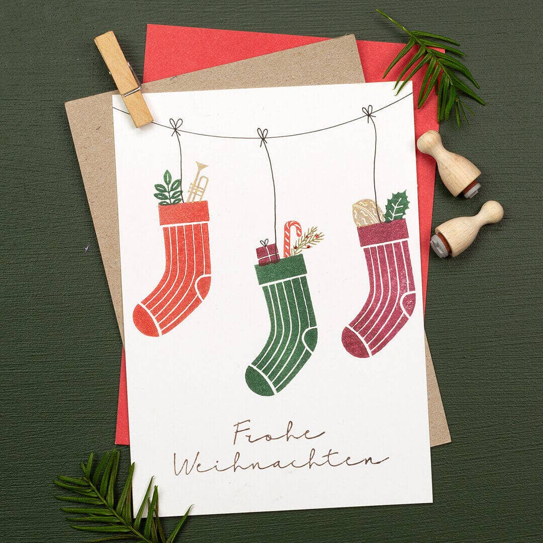 Stempel Frohe Weihnachten 3 von Perlenfischer