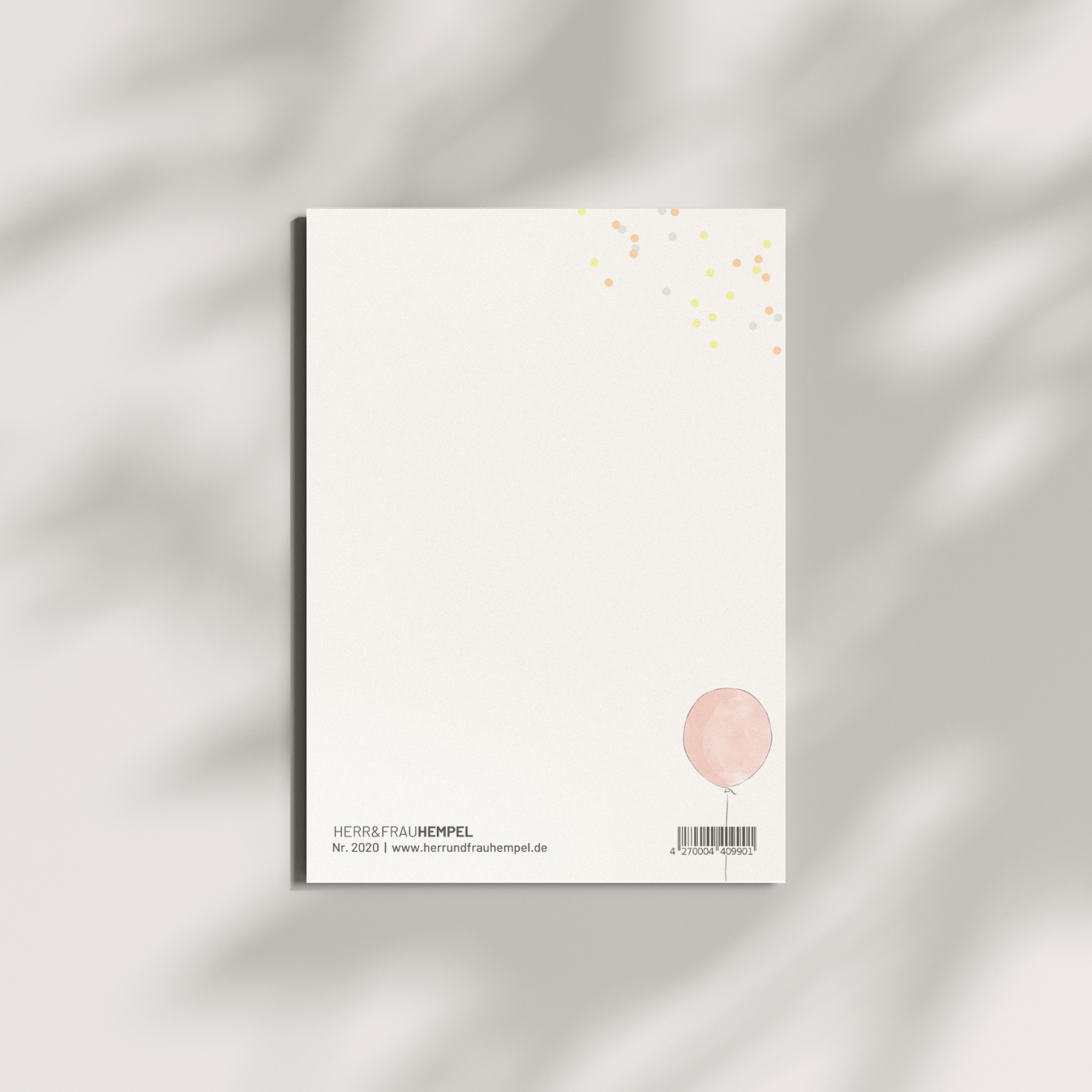 Postkarte - Wie schön, dass du geboren bist! Herr&Frau Hempel