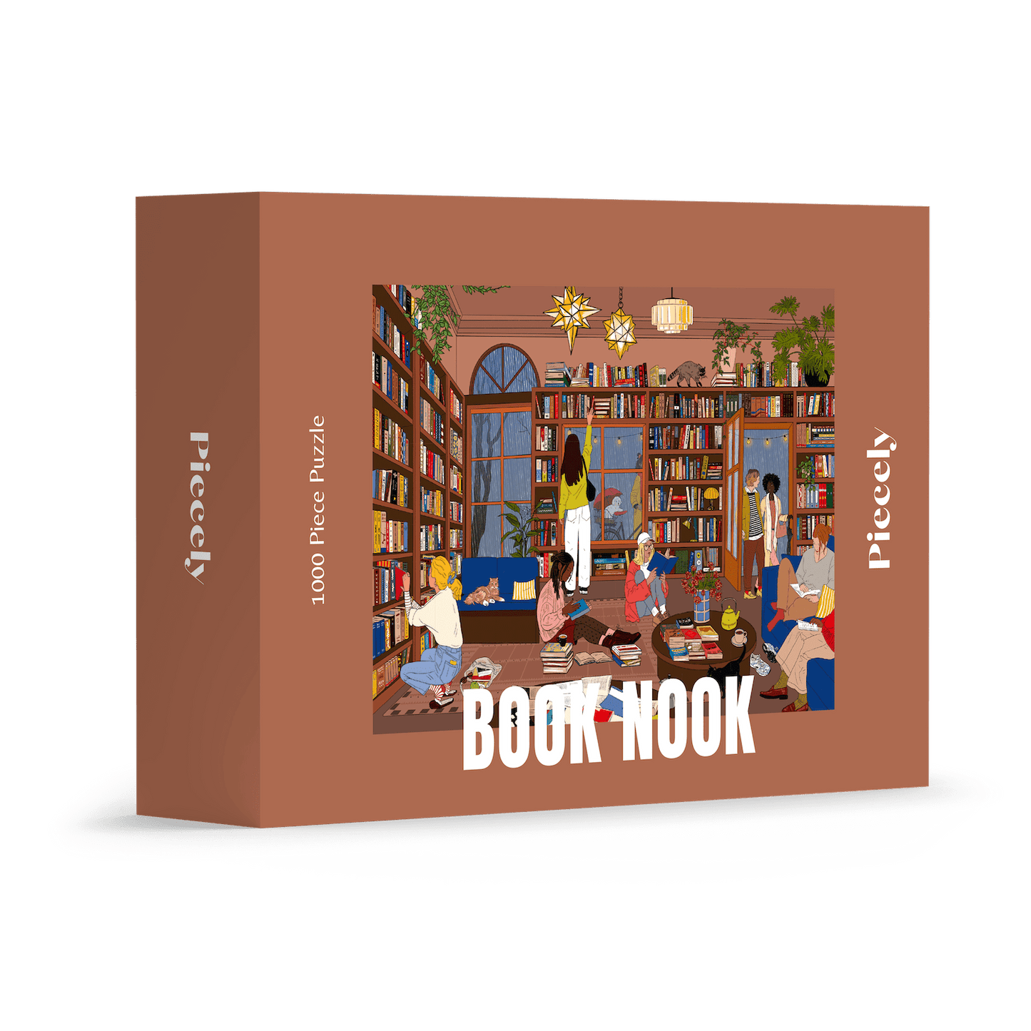 Piecely Puzzles - Puzzle Book Nook, 1000 Teile