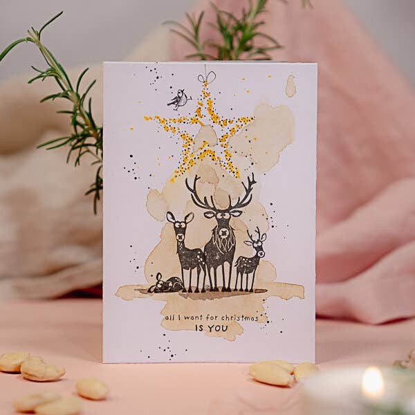 cats on appletrees - Stempel Hirschkuh Galadriel