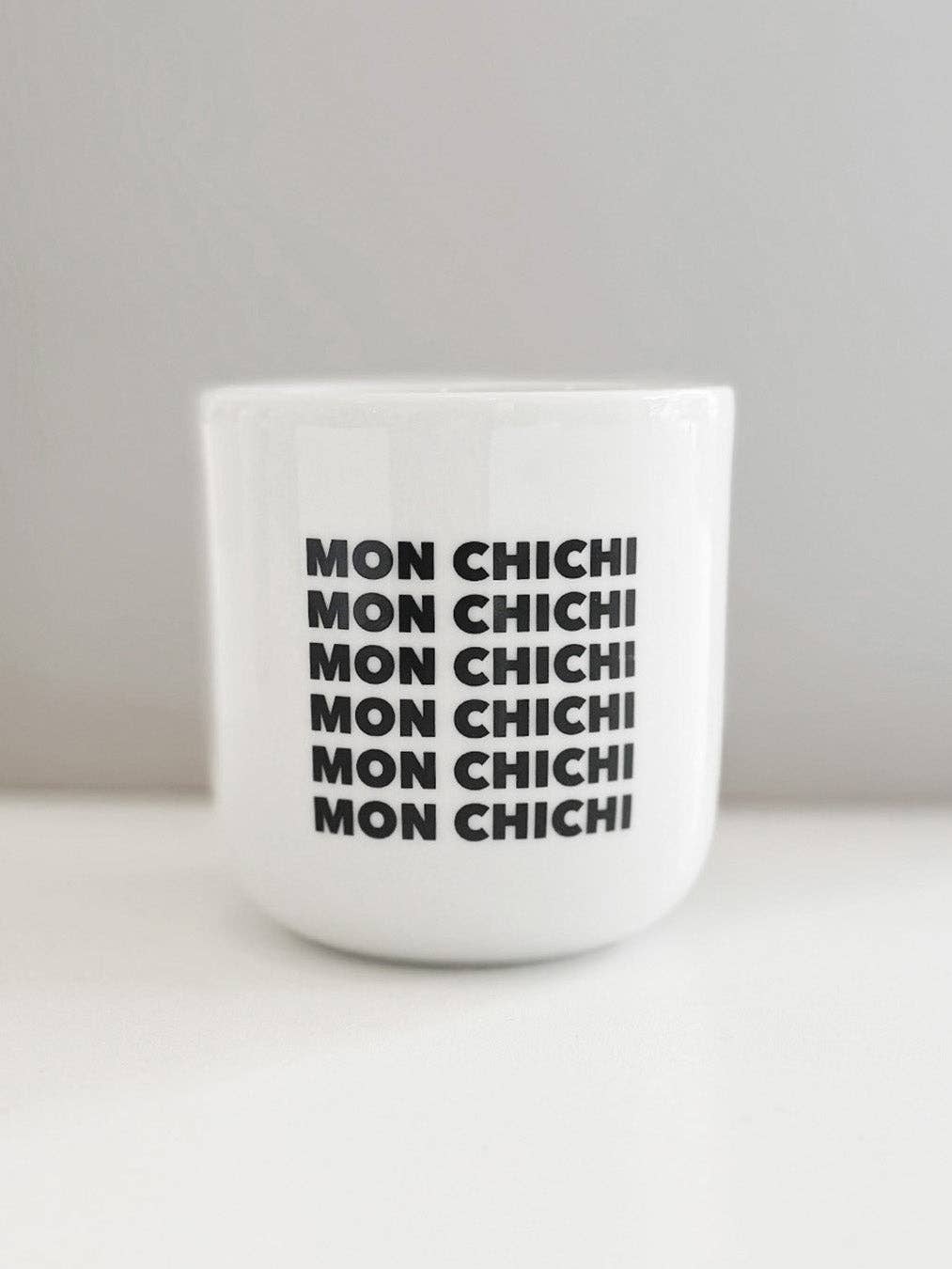 Porzellanbecher Mon Chichi -Love is the new black