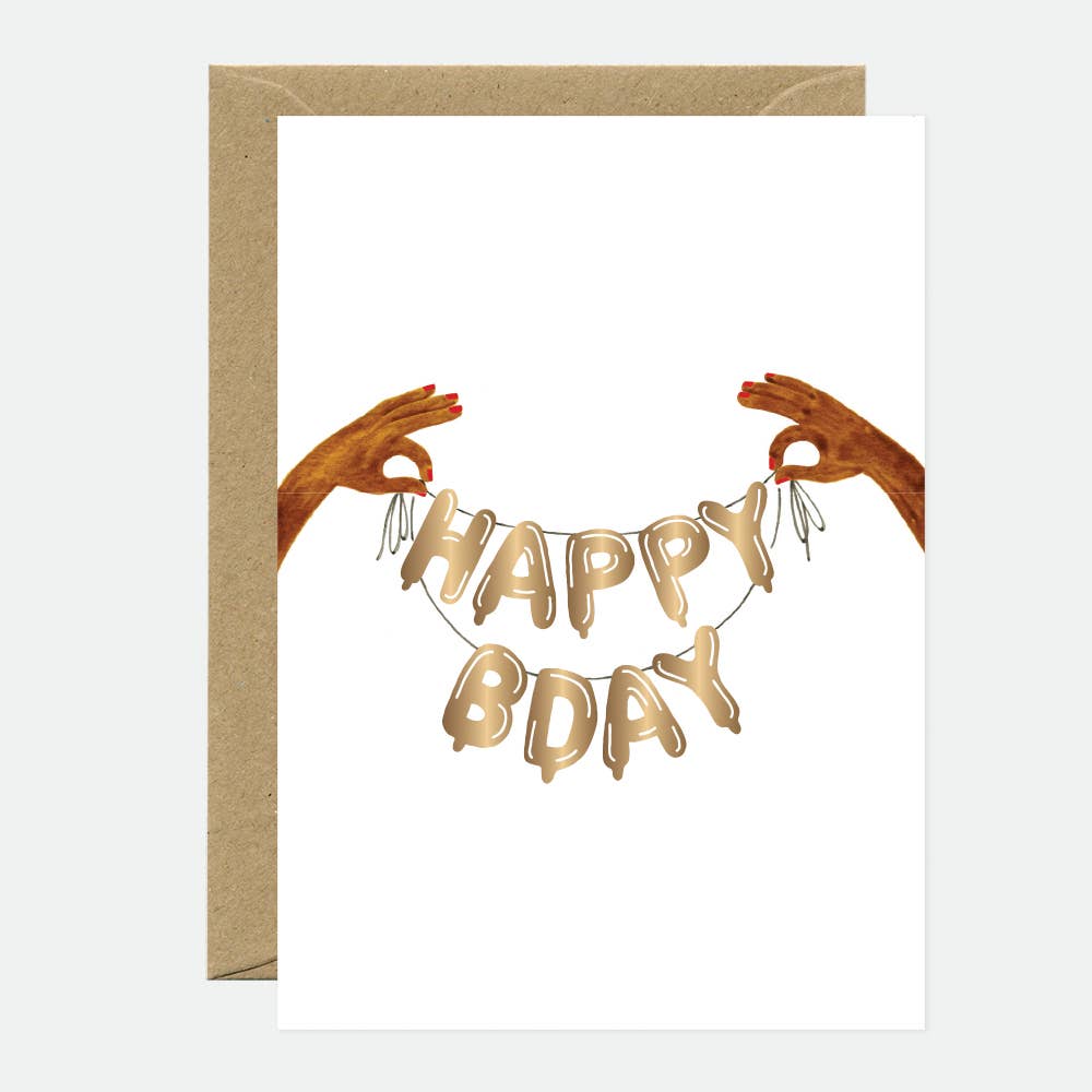Klappkarte Happy birthday - all the ways