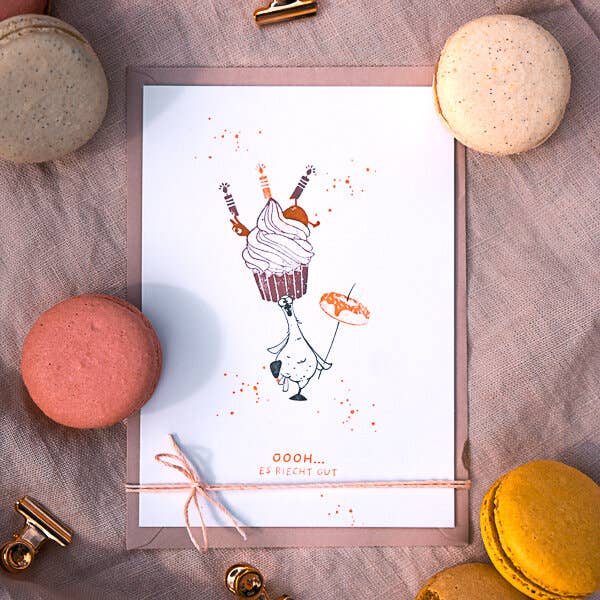 cats on appletrees - Stempel Cupcake 2