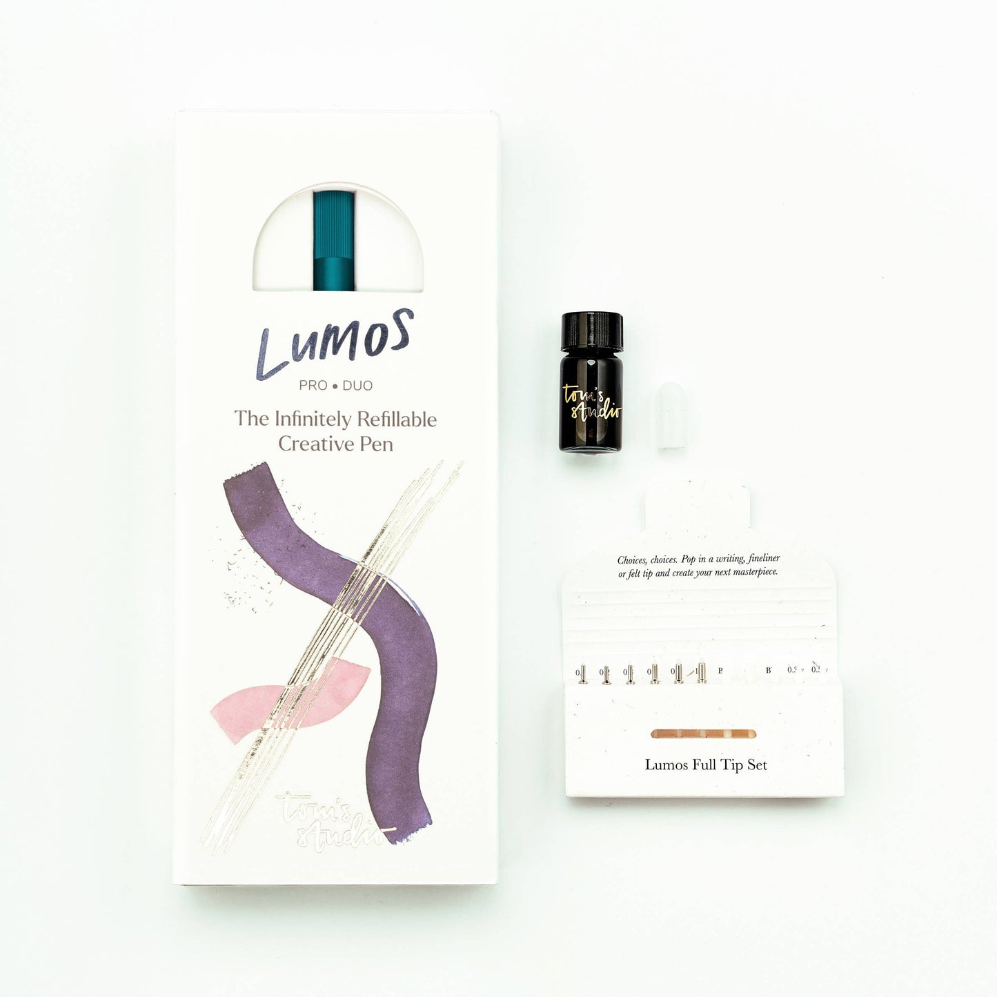 Tom's Studio Lumos Pro - Nachfüllbarer Stift mit mehreren Spitzen