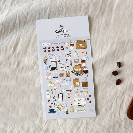 Sticker coffeelover Suatelier