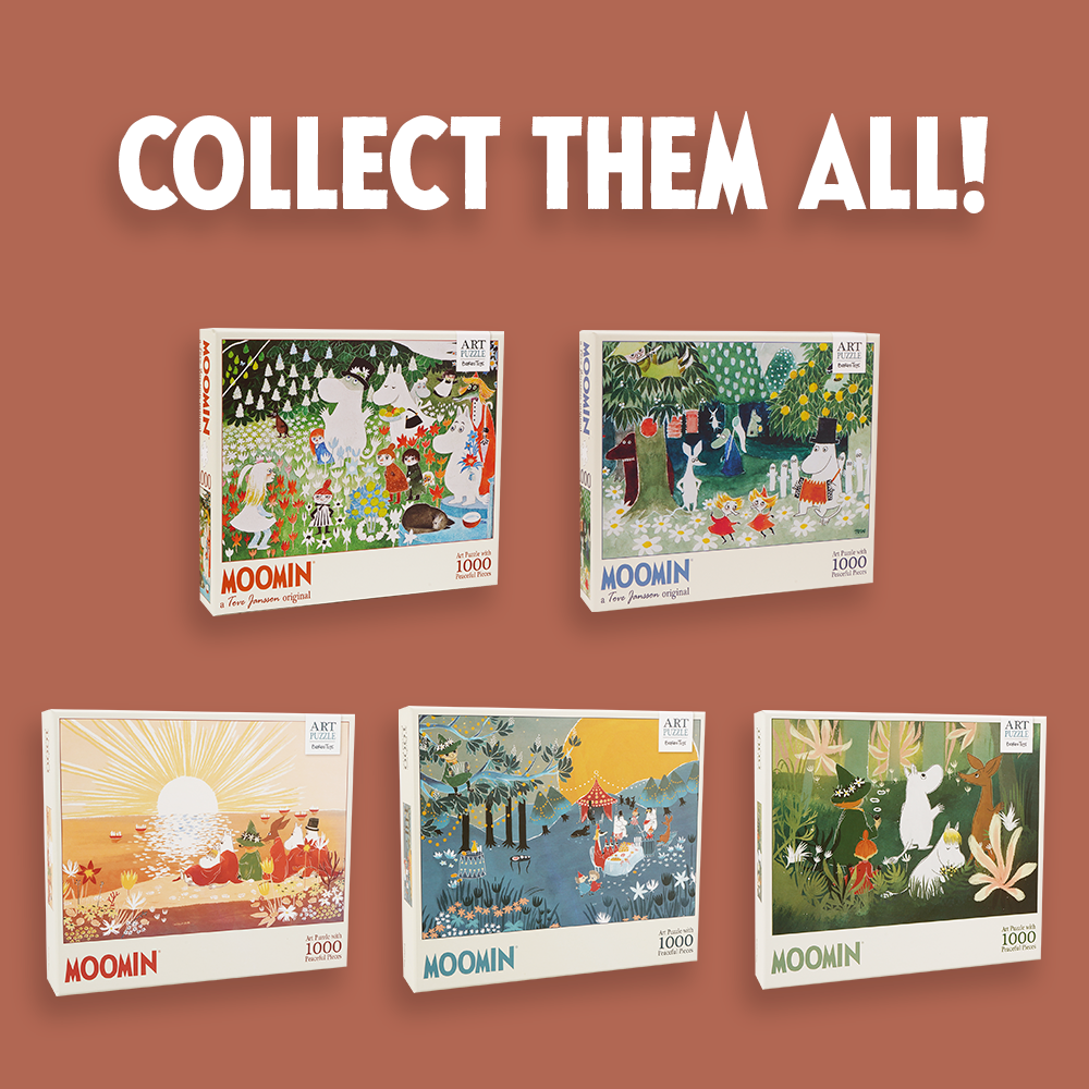 Moomin - Blumengarten Kunst-Puzzle - 1000 Teile - Barbo Toys