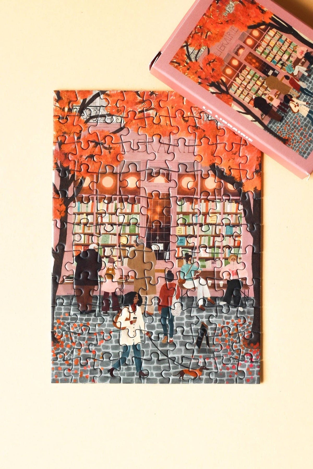 Piecely Puzzles - Mini-Puzzle La Librairie, 99 Teile