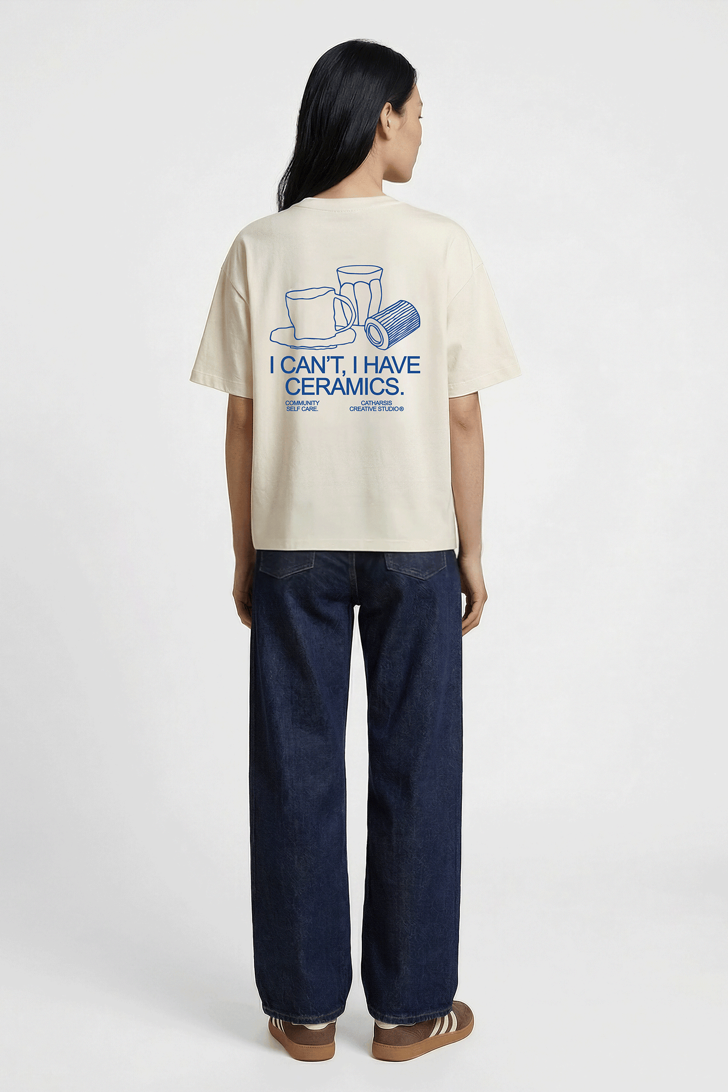 Catharsis - I can‘t I have ceramics cropped T-Shirt