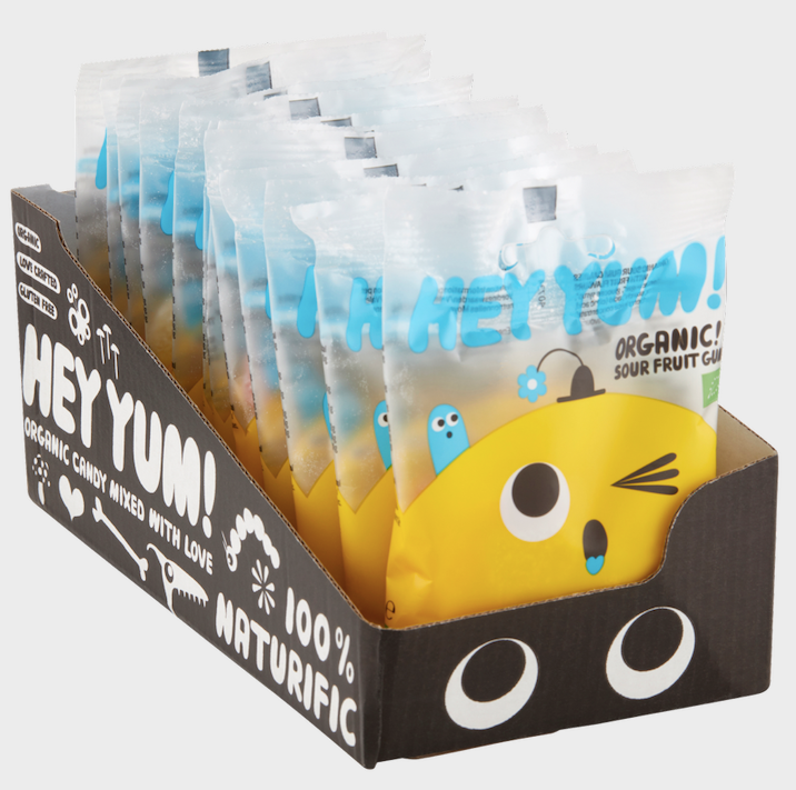 HEY YUM! - HEY YUM! Sour Flower – Bio-saure Fruchtgummis, 50 g