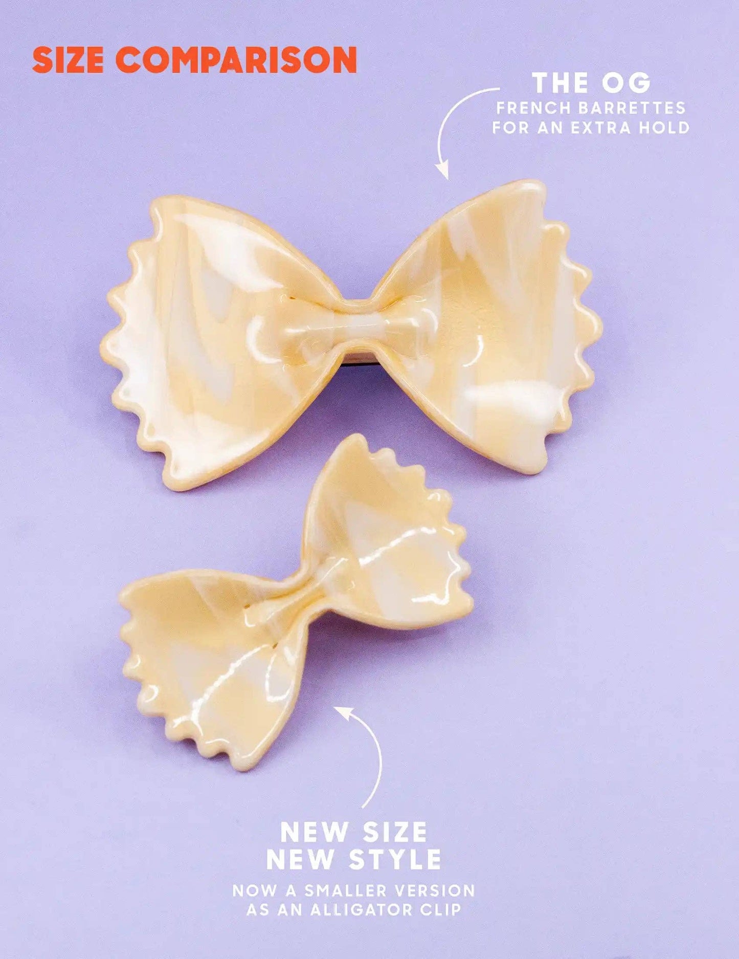 Farfalle-Schmetterlingsnudel Haarspange von Joanna Behar