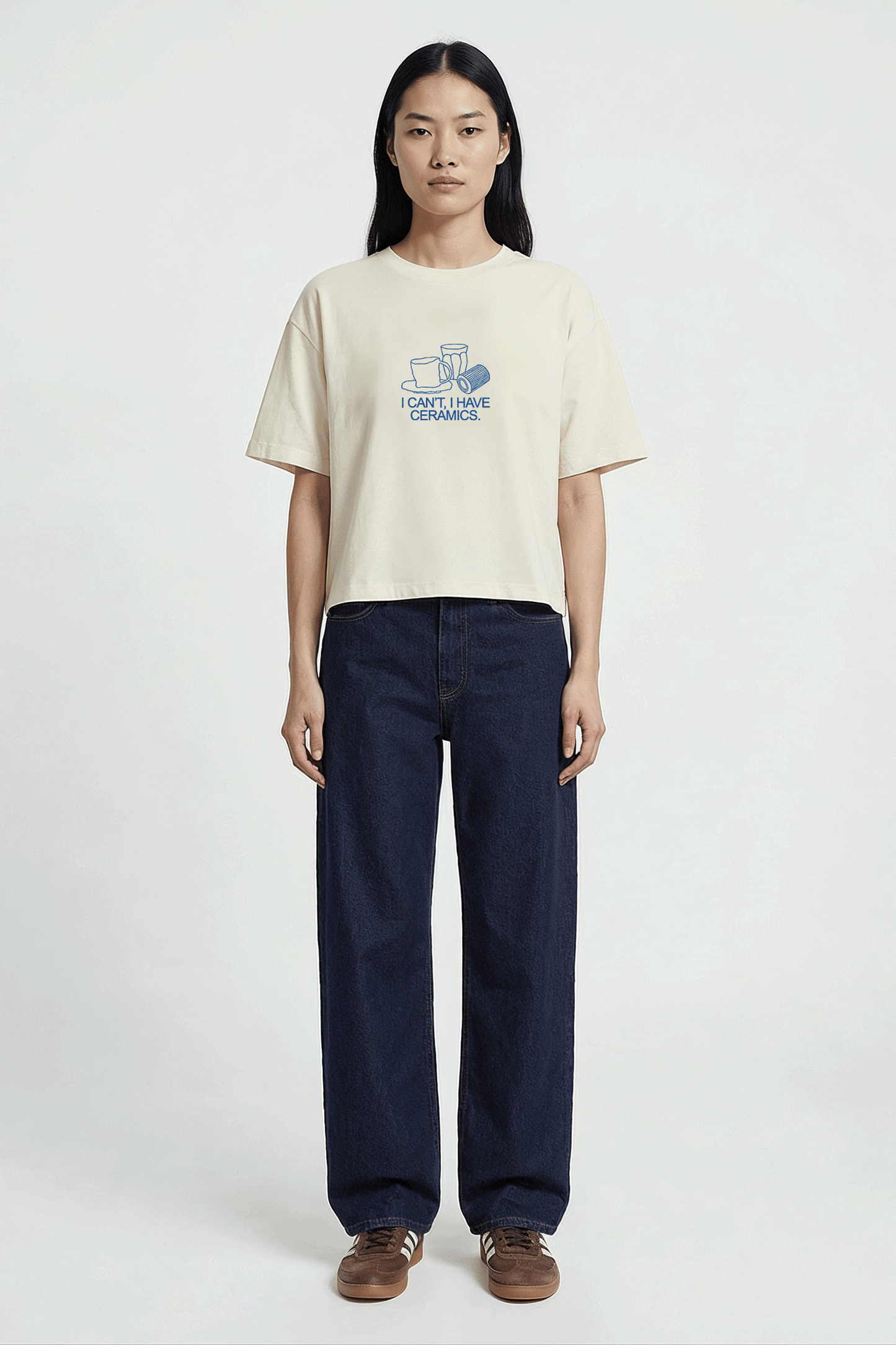 Catharsis - I can‘t I have ceramics cropped T-Shirt