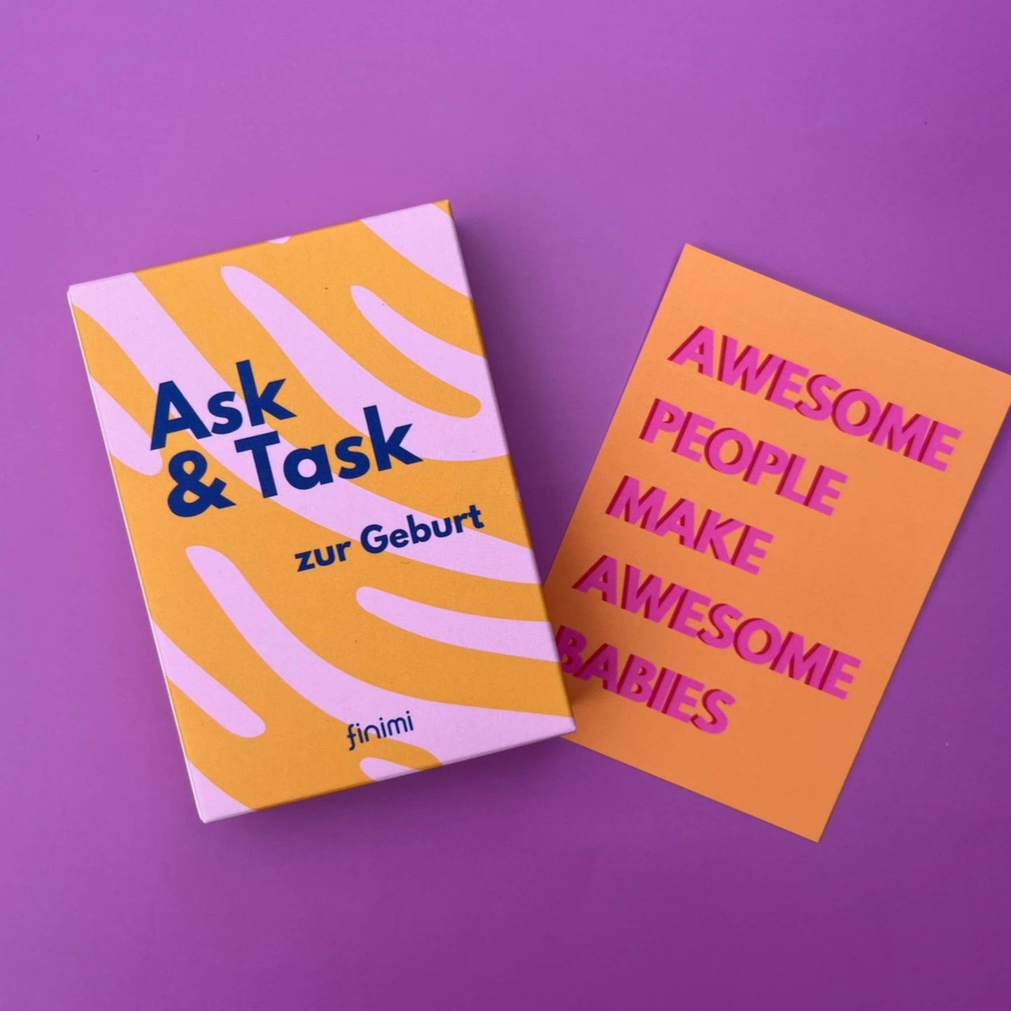 Ask & Task zur Geburt - Finimi