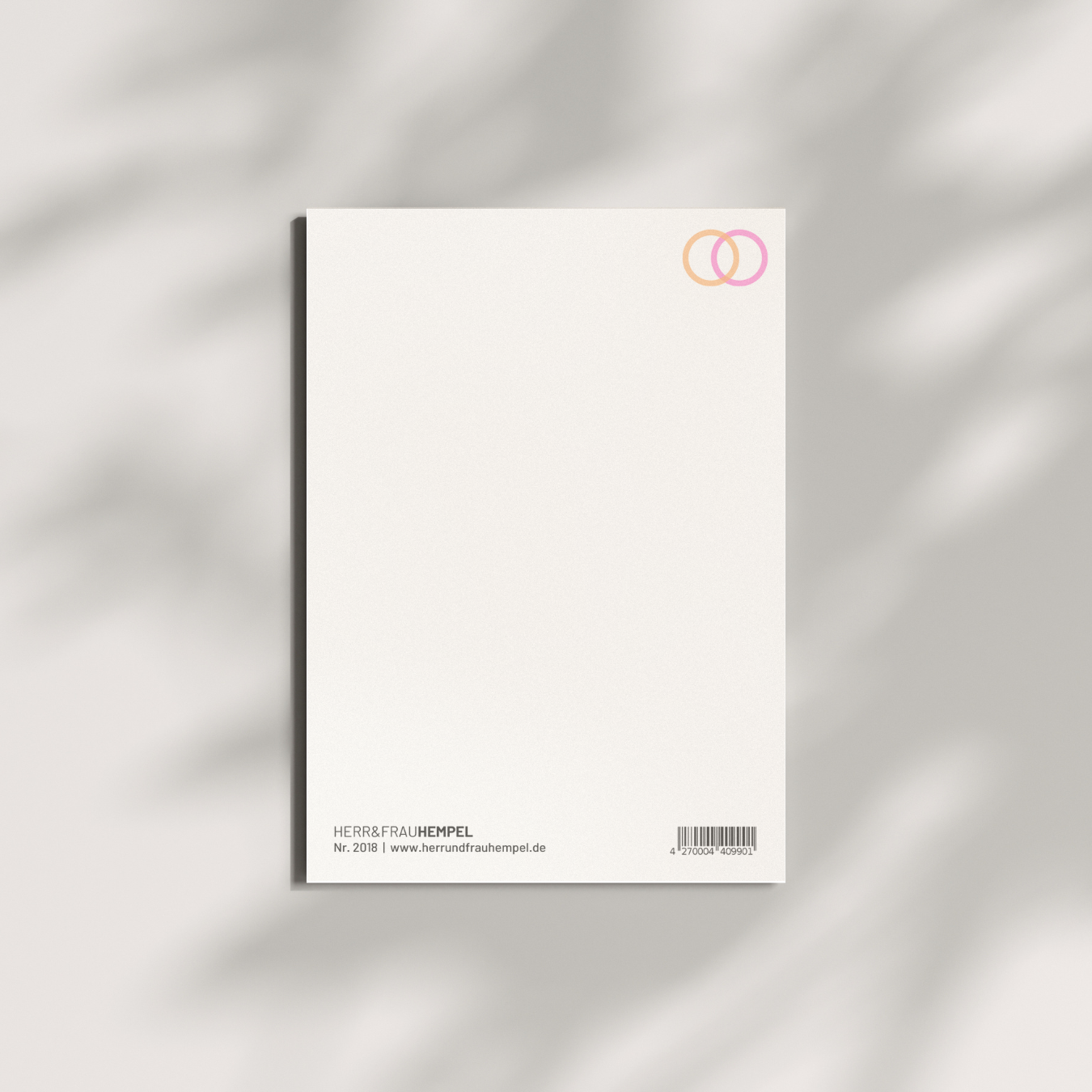 Postkarte - JA Herr&Frau Hempel