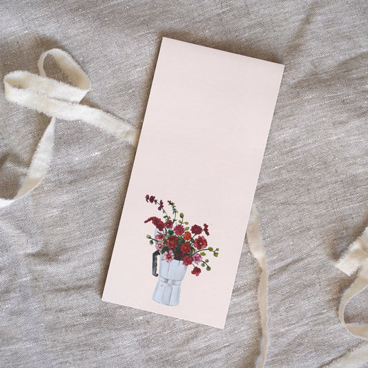 Notizblock · Espresso Bouquet von Leo La Douce