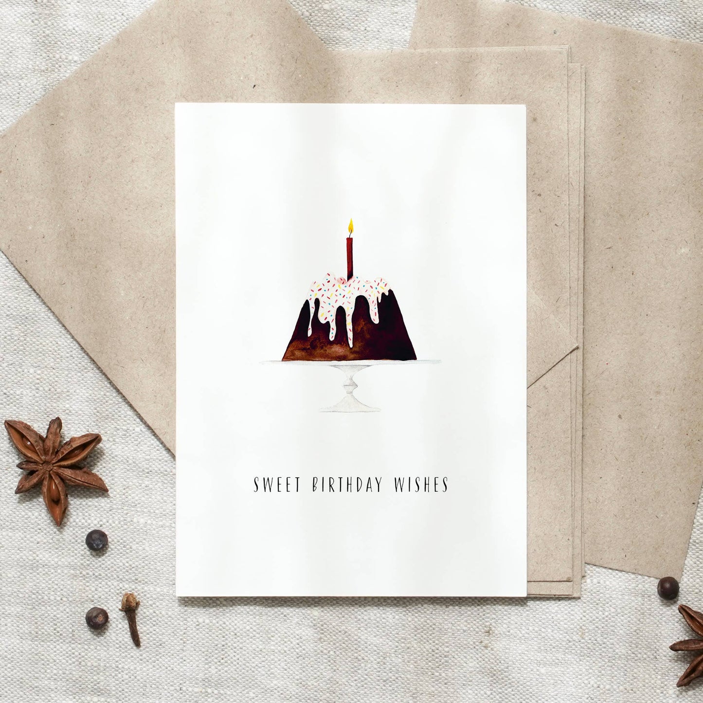 Postkarte - Sweet Birthday Wishes Leo La Douce