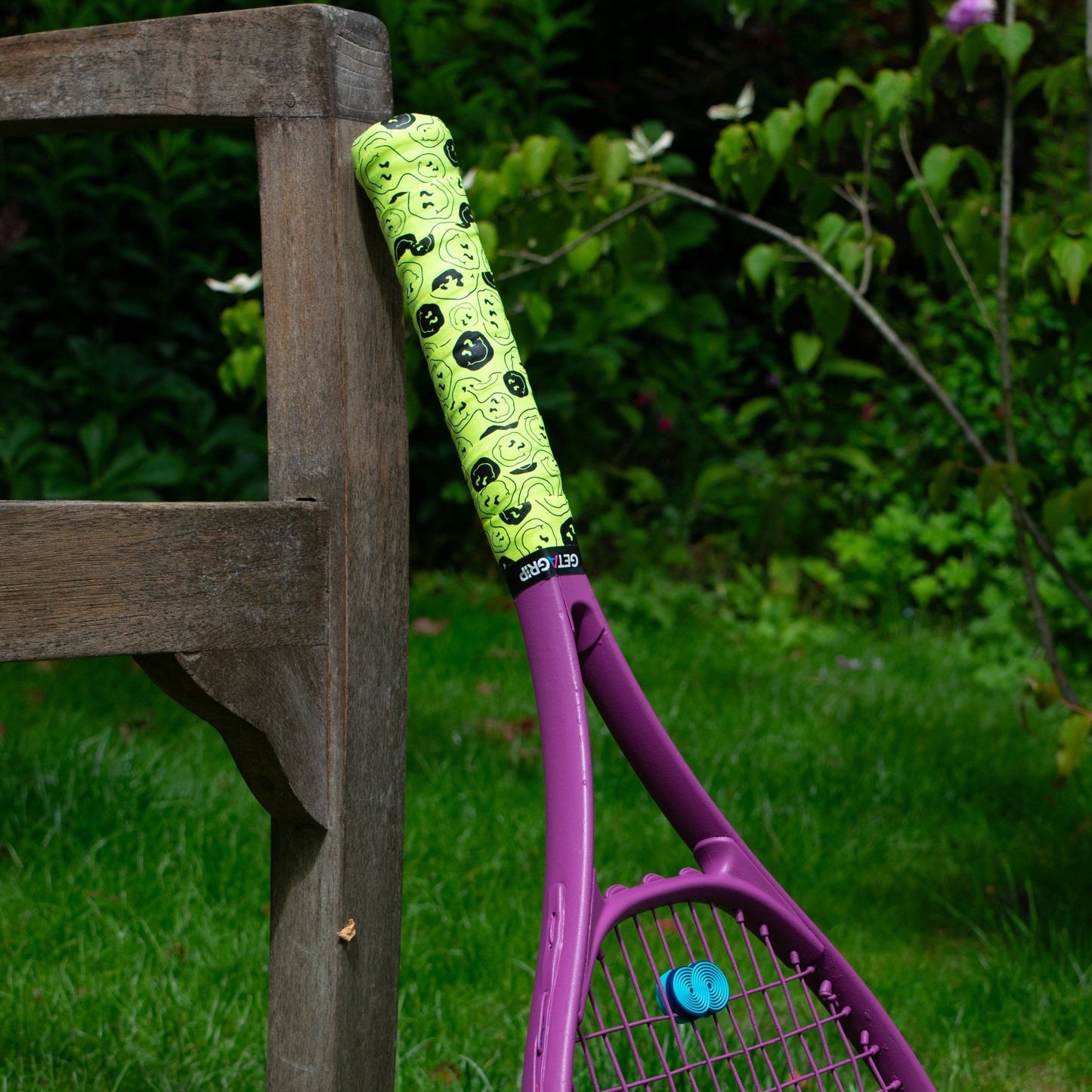 Overgrip Tennis  oder Padel Neon Smiley Get A Grip Club - Griffband mit Style
