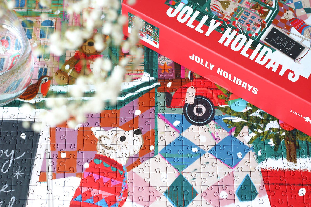 Piecely Puzzles - Puzzle Jolly Holidays, 1000 Teile