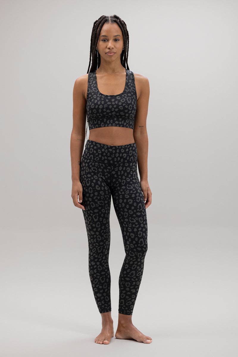 Hey Honey - Racerback Bra LEO Black
