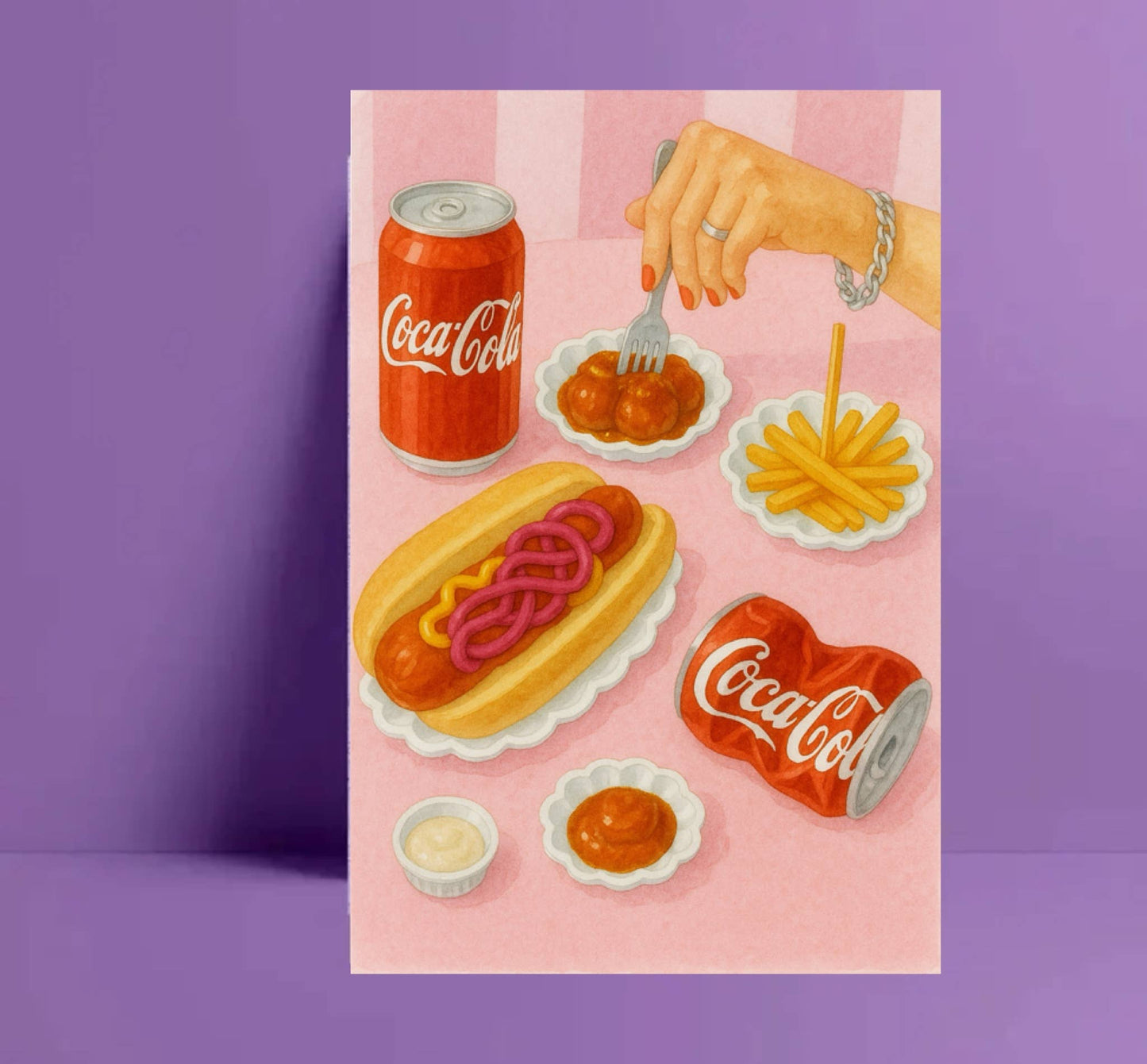 Postkarte  Soulfood Deluxe - Ute Arnold