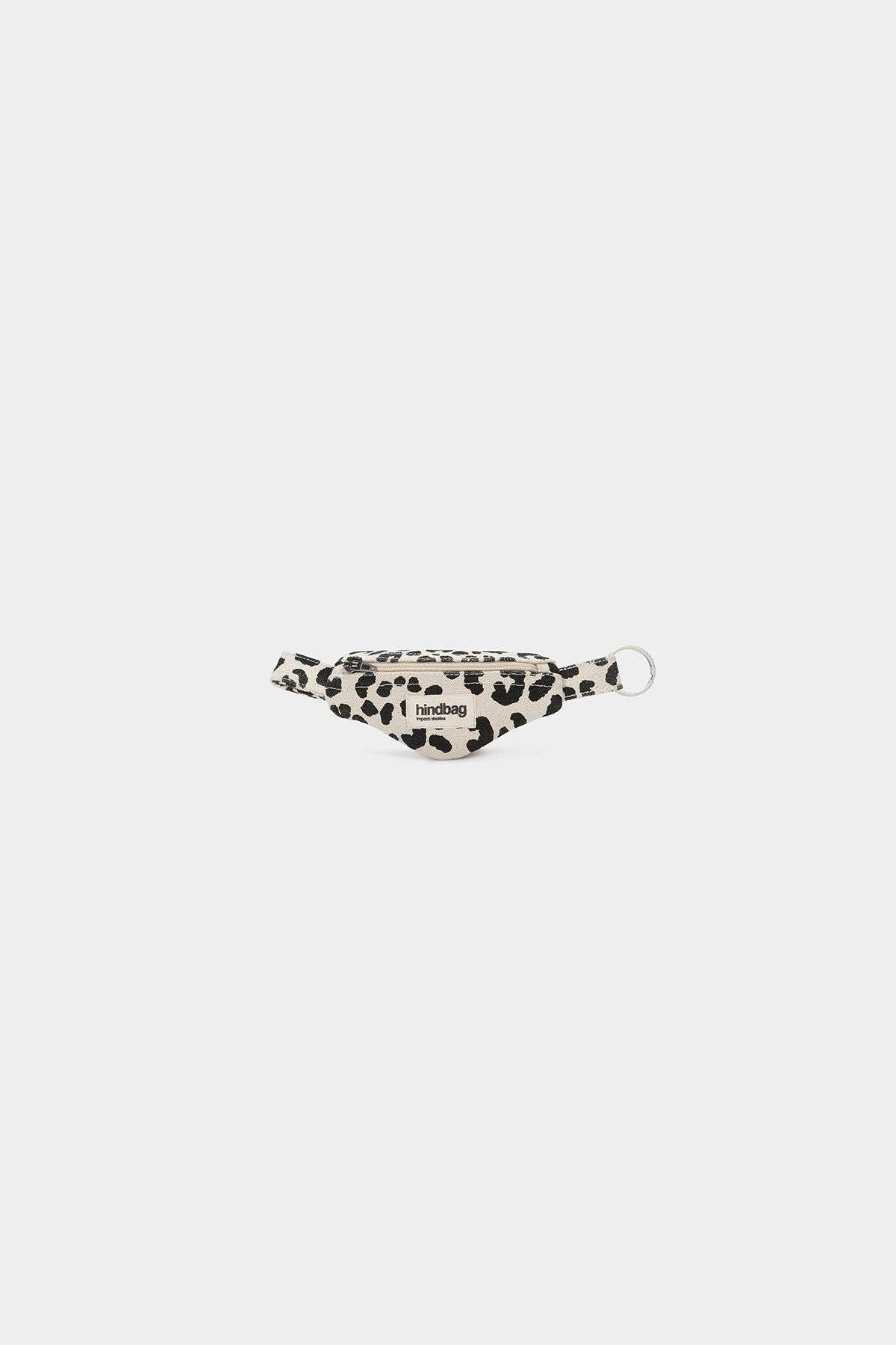 Hindbag - Leopardenmuster Ecru Schlüsselanhänger in Bananenform Côme