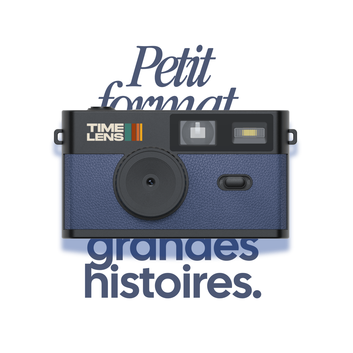 Time Lens - Vintage Kamera Blau Digitalkamera