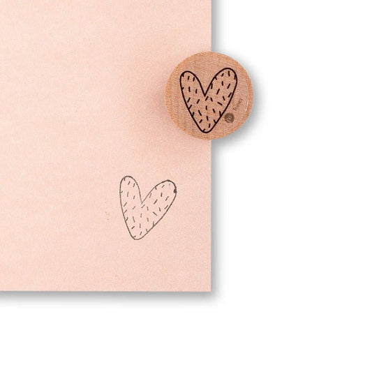 feines - Kiki | Stempel Herz mit Muster