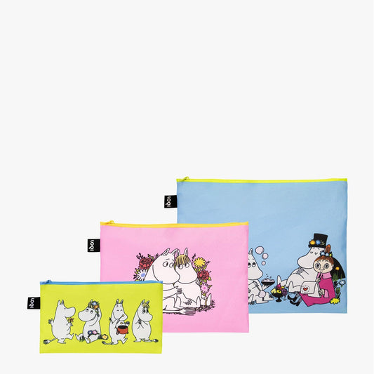 LOQI - MOOMIN Together Taschen mit recyceltem Reißverschluss