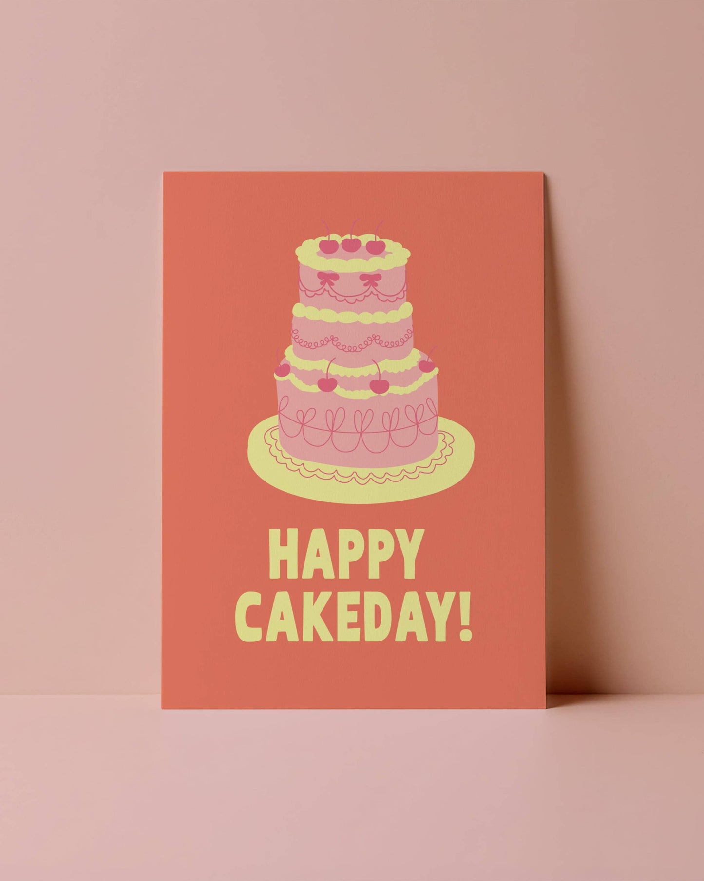 SCHUSCHU Shop - POSTKARTE - HAPPY CAKEDAY